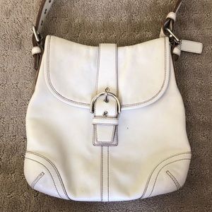 Cream coach shoulder bag!